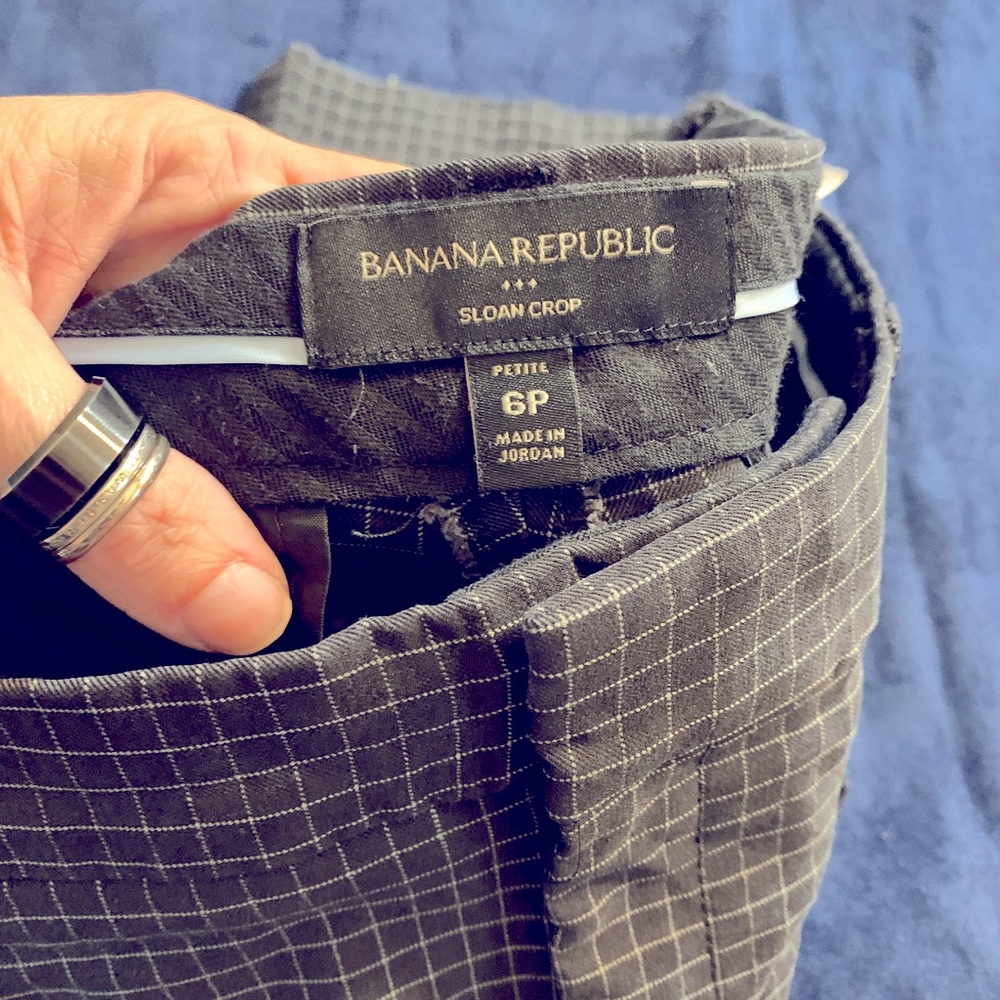 Work chinos blue grid size 6